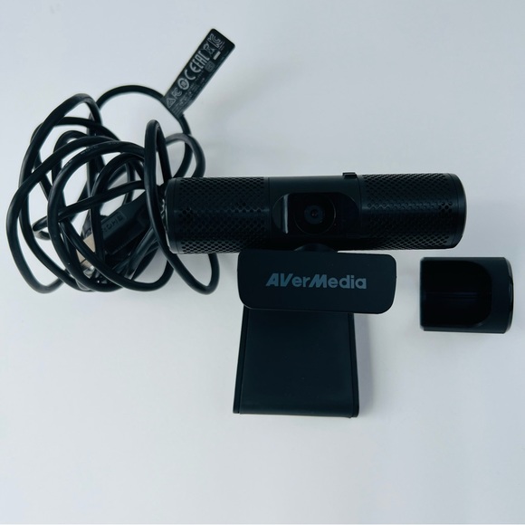 Aver Media Live Streamer Black Camera PW313 USB 2.0 Clip-on WebCam Full HD 1080p - Picture 2 of 10